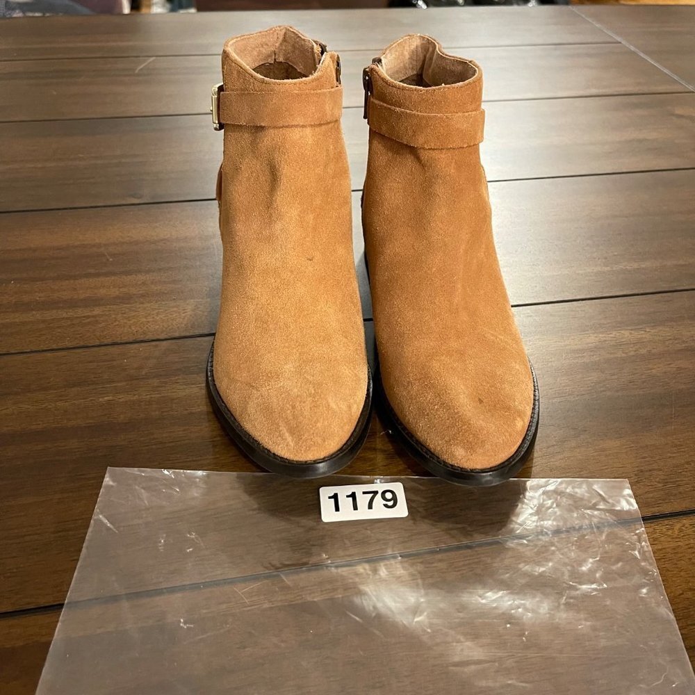 Seychelles Women's Suede Leather Belted Bootie Size 7 - Picture 9 of 9